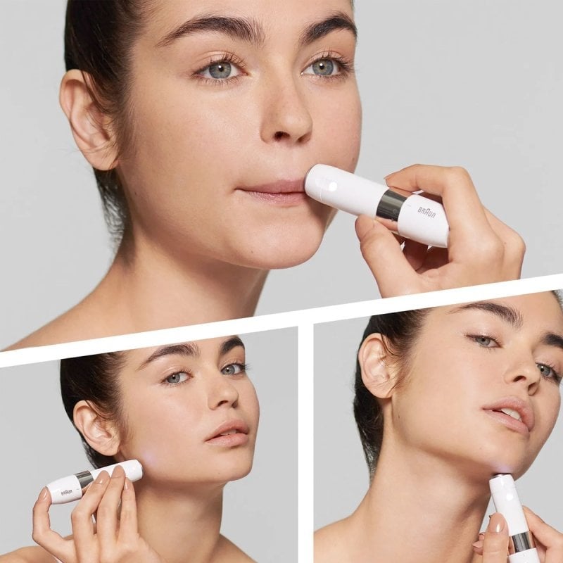 Depiladora Facial Braun Mini Depiladora Facial FS1000/ com Bateria