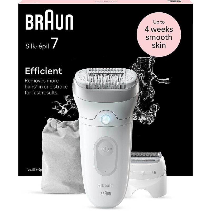 Depiladora Braun Silk-épil Series 7 7-041/ com Bateria/ 5 Acessórios