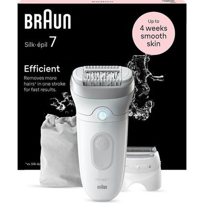 Depiladora Braun Silk-épil Series 7 7-041/ com Bateria/ 5 Acessórios
