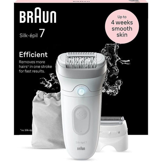 Depiladora Braun Silk-épil Series 7 7-041/ com Bateria/ 5 Acessórios