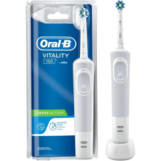 Escova de Dentes Braun Oral-B Vitality 100 Crossaction/ Branco