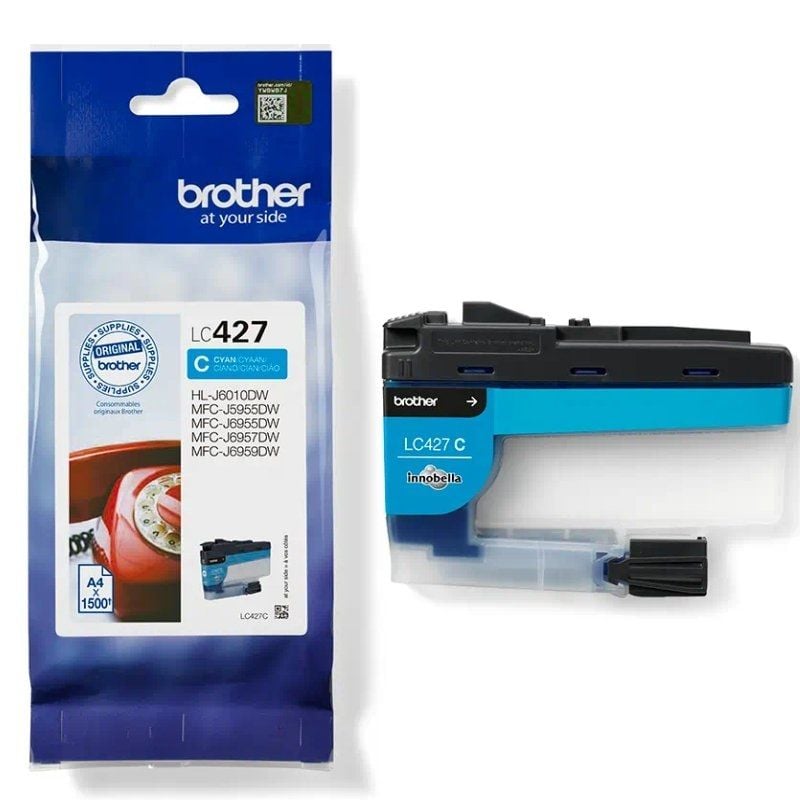 Cartucho de Tinta Original Brother LC-427/ Ciano