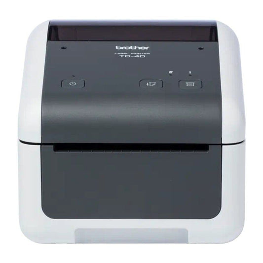 Impressora de etiquetas e recibos Brother TD-4420DN/ Térmica Direta/ Largura da etiqueta 118mm/ USB-RS-232C/ Branco e Preto