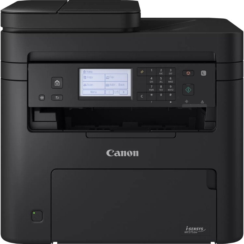 Multifunções Laser Monocromática Canon i-SENSYS MF275DW WiFi/ Duplex/ Fax/ Preta