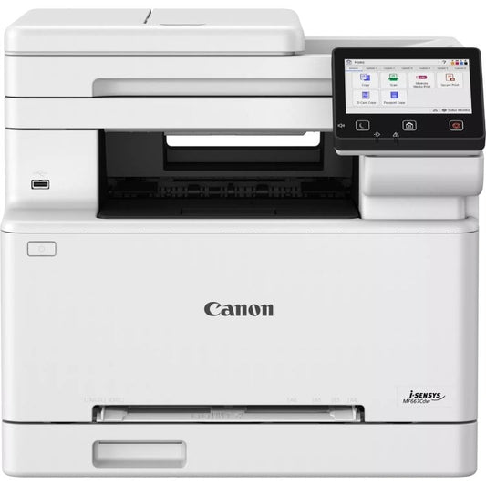 Multifunções Laser a Cores Canon i-SENSYS MF667Cdw WiFi/ Fax/ Duplex/ Branca