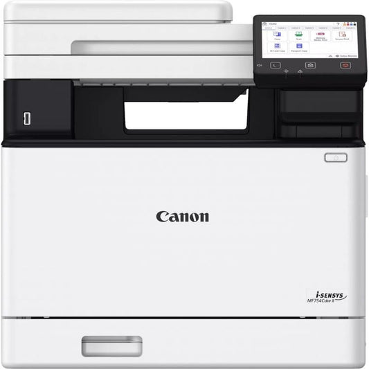 Multifunções Laser a Cores Canon i-SENSYS MF754Cdw II WiFi/ Fax/ Duplex/ Branca