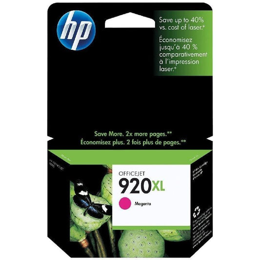 Cartucho de Tinta Original HP n.º 920 XL de Alta Capacidade/ Magenta