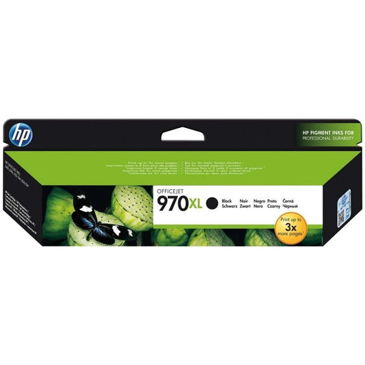 Cartucho de Tinta Original HP n.º 970 XL de Alta Capacidade/Preto