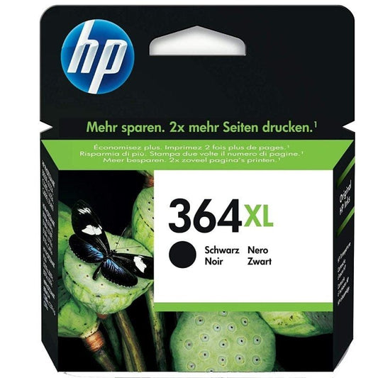Cartucho de Tinta Original HP n.º 364 XL de Alta Capacidade/Preto