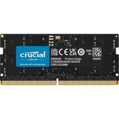 Memória RAM Crucial 16GB/ DDR5/ 4800MHz/ 1.1V/ CL40/ SODIMM