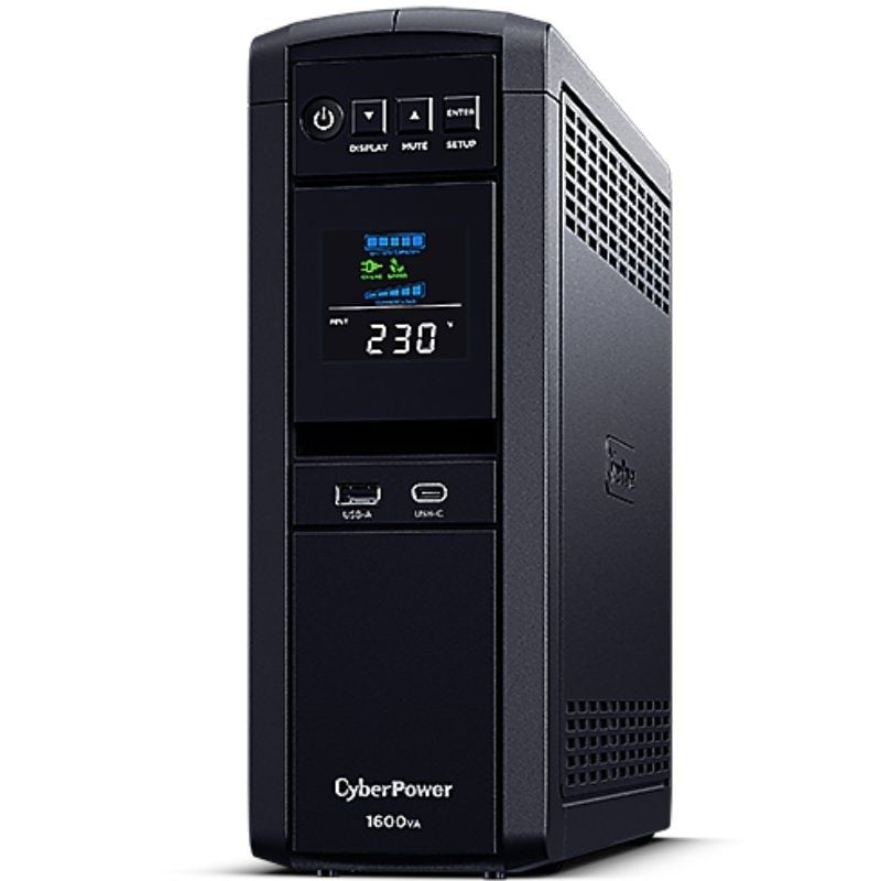 UPS Linha Interativa Cyberpower CP1600EPFCLCD/ 1600VA-1000W/ 6 Saídas/ Formato Torre
