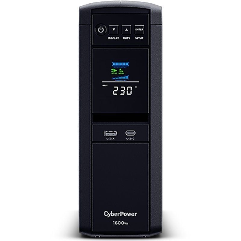 UPS Linha Interativa Cyberpower CP1600EPFCLCD/ 1600VA-1000W/ 6 Saídas/ Formato Torre