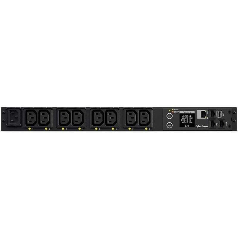Unidade de Distribuição de Alimentação Cyberpower PDU41004/ 16A/ 8x IEC C13/ Formato RACK 1U