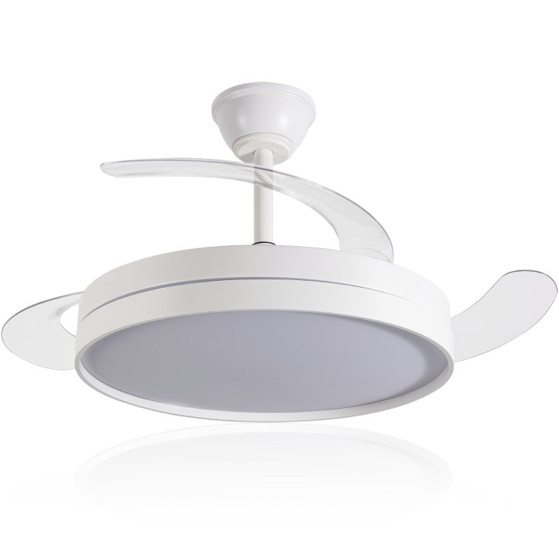 Ventilador de Techo Daewoo con aspas retráctiles DW5008/ 30W/ 3 Aspas/ 6 Velocidades