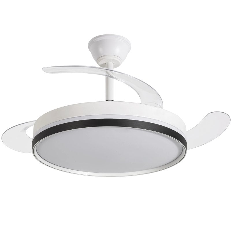 Ventilador de Techo Daewoo con aspas retráctiles DW5009/ 30W/ 3 Aspas/ 6 Velocidades
