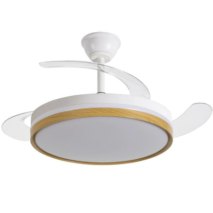 Ventilador de Techo Daewoo con aspas retráctiles DW5010/ 30W/ 3 Aspas/ 6 Velocidades