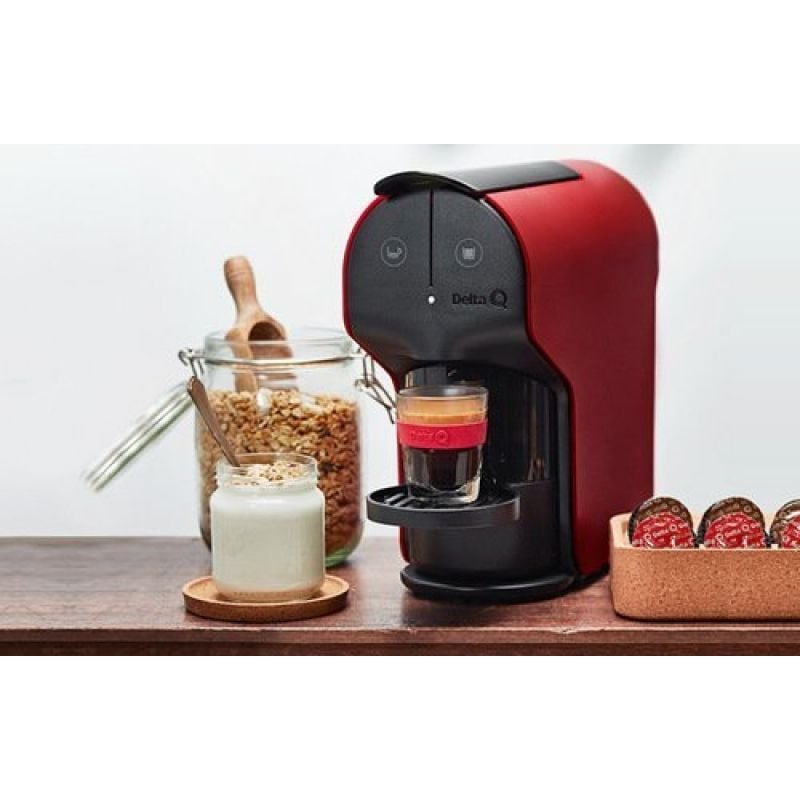 Máquina de café Delta Q Quick/ Vermelha