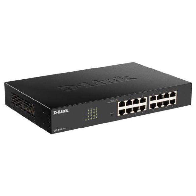 Switch Gerenciável D-Link DGS-1100-16V2 16 Portas/ RJ-45 Gigabit 10/100/1000
