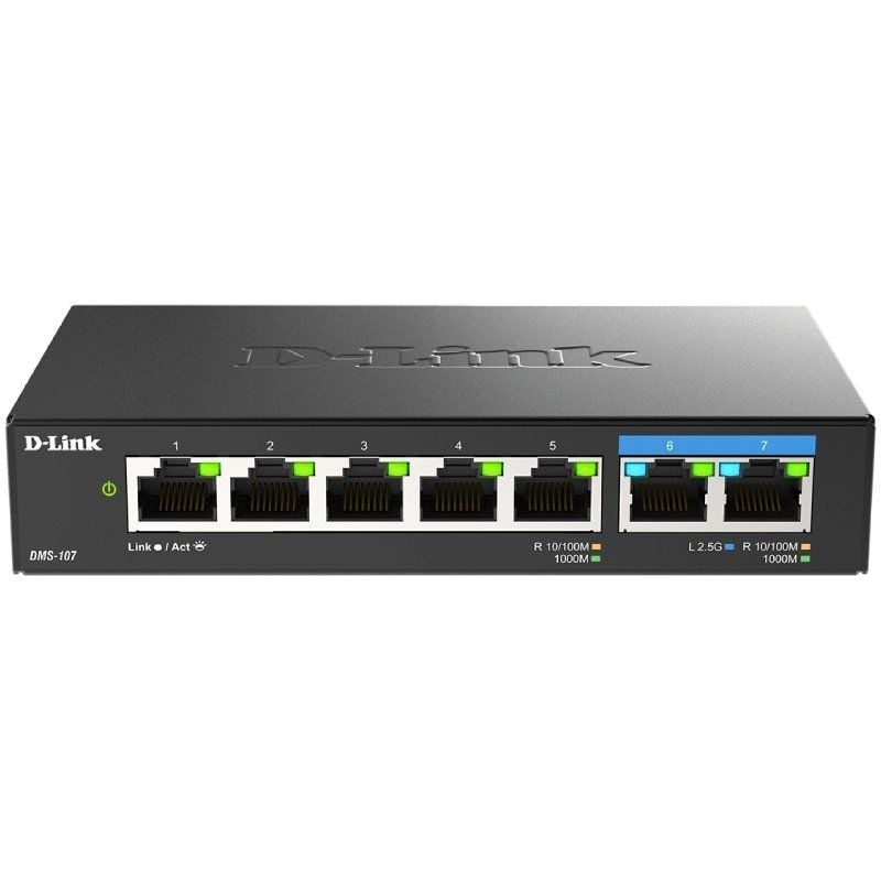 Switch D-Link DMS-107 7 Portas/ RJ-45 10/100/1000