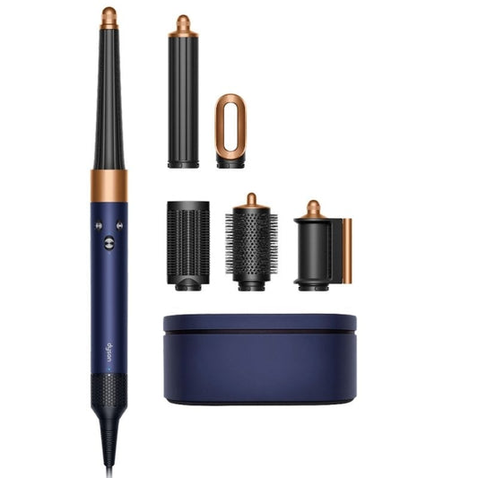 Modelador e secador Dyson Airwrap i.d. Liso+Ondulado Azul-Prússia/Cobre