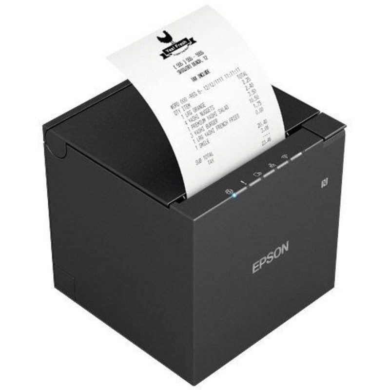 Impresora de Tickets Epson TM-m30III (112)/ Térmica/ Ancho papel 80mm/ USB-Ethernet/ Negra