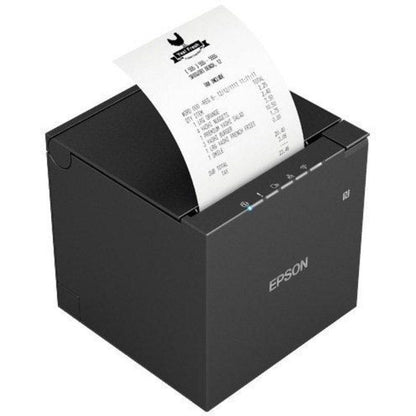 Impresora de Tickets Epson TM-m30III (112)/ Térmica/ Ancho papel 80mm/ USB-Ethernet/ Negra