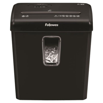 Destruidora Fellowes P-30C/ Corte em Partículas de 4 x 34mm/ Preta
