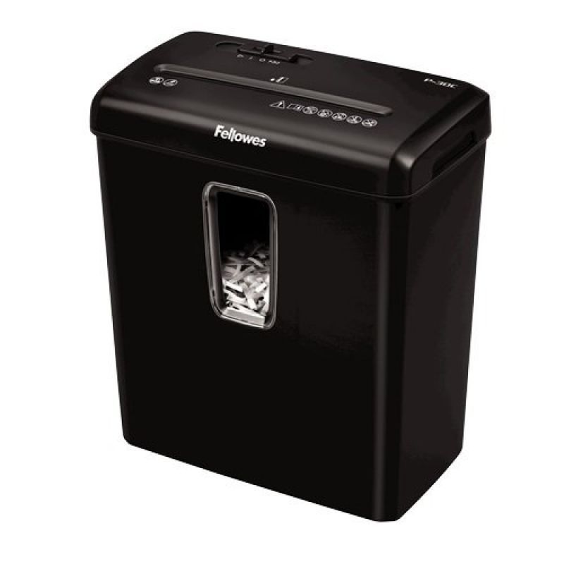 Destruidora Fellowes P-30C/ Corte em Partículas de 4 x 34mm/ Preta