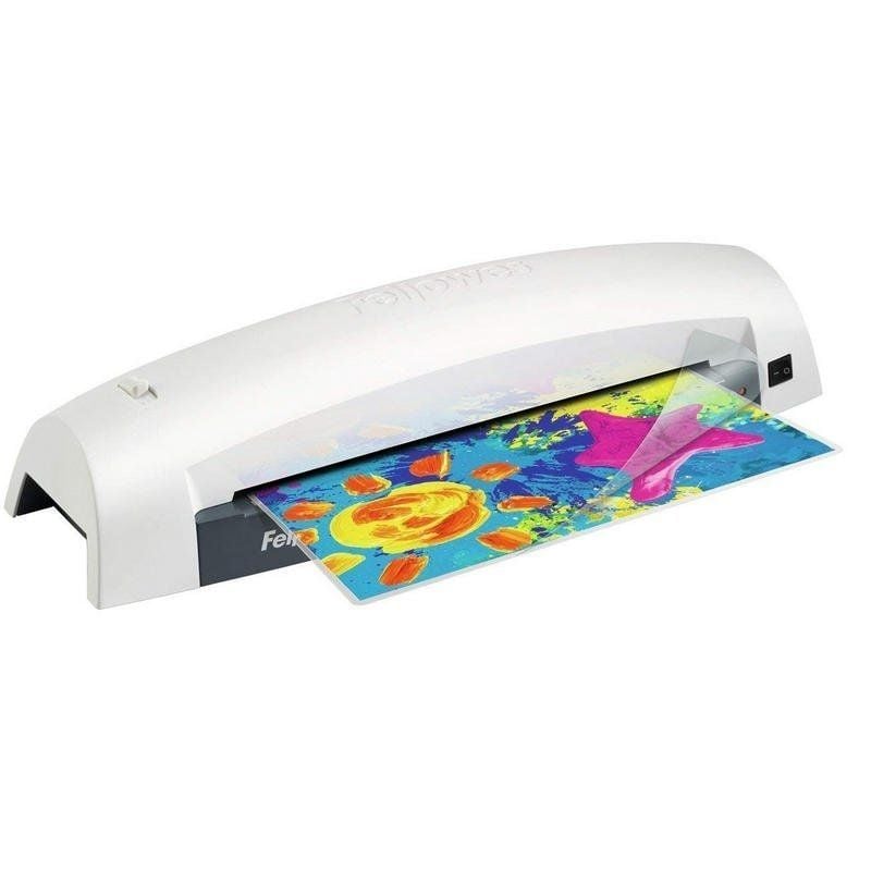 Plastificadora Fellowes Lunar A3 5716701/ até A3 e 80-125 Mícrons/ Branca e Preta