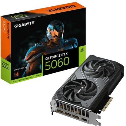 Placa Gráfica Gigabyte GeForce RTX 5060 WindForce/ 8GB GDDR7