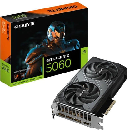 Placa Gráfica Gigabyte GeForce RTX 5060 WindForce OC/ 8GB GDDR7