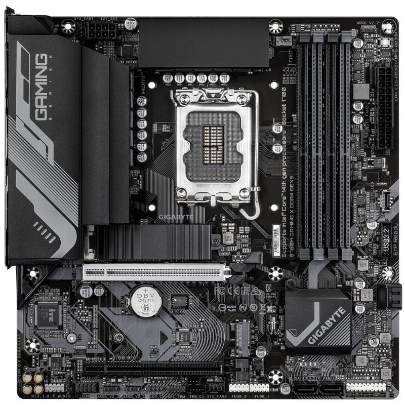 Placa Base Gigabyte B760M Gaming X DDR4 GEN5 Socket 1700/ DDR4/ PCIe 5.0/ Micro ATX