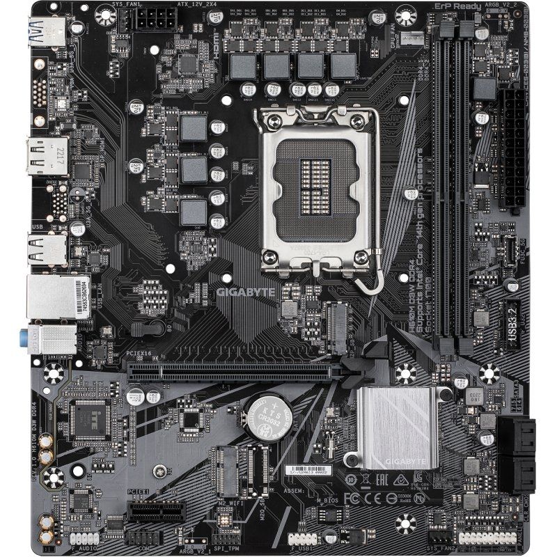 Placa Base Gigabyte H610M D3W DRR4 Socket 1700/ DDR4/ PCIe 4.0/ Micro ATX