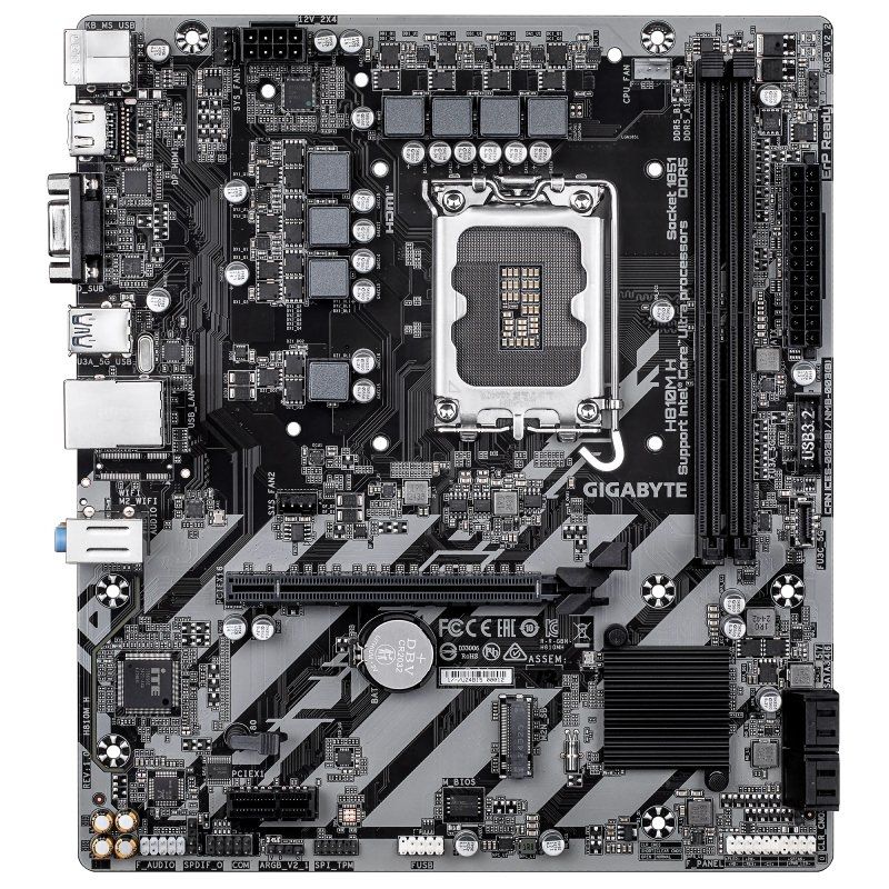 Motherboard Gigabyte H810M H Socket 1851/ DDR5/ PCIe 4.0/ Micro ATX