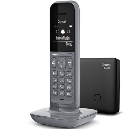 Telefone Sem Fio Gigaset CL390/ Pack DUO/ Cinzento