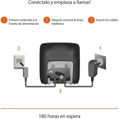 Telefone Sem Fios Gigaset CL390/ Cinzento