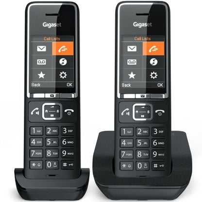 Teléfono Inalámbrico Gigaset Comfort 550/ Pack DUO/ Negro