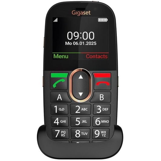 Telefone Móvel Gigaset GL695 para Idosos/ 4G/ Preto