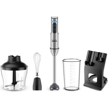 Varinha mágica Grunkel BM-2000SET/ 2000W/ Capacidade 0.8L/ Inclui Copo, Picador, Batedor de varas e Suporte