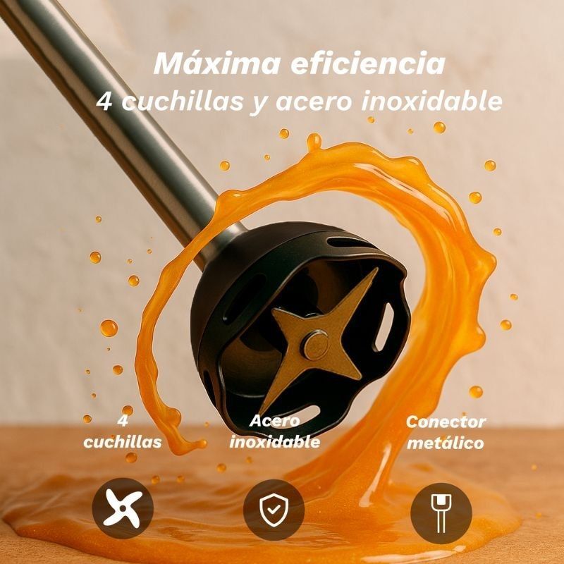 Varinha mágica Grunkel BM-2000SET/ 2000W/ Capacidade 0.8L/ Inclui Copo, Picador, Batedor de varas e Suporte