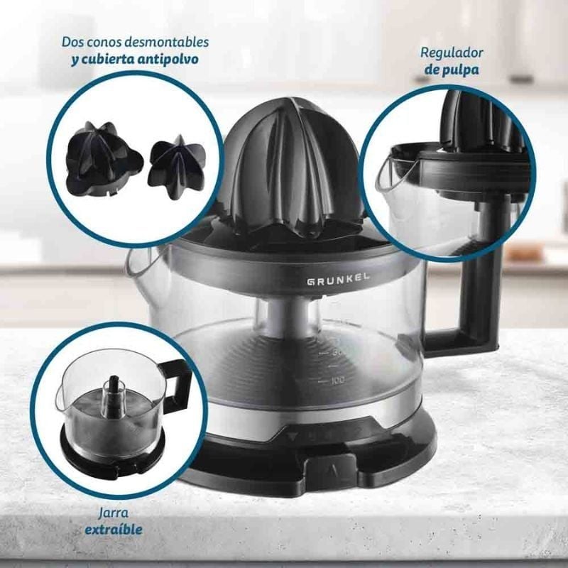 Espremedor Grunkel XP-545NG/ 40W/ Capacidade 0.5L
