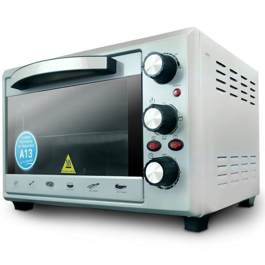 Forno de Bancada Grunkel HR-28SILVER/ 1600W/ Capacidade 28L/ Prata
