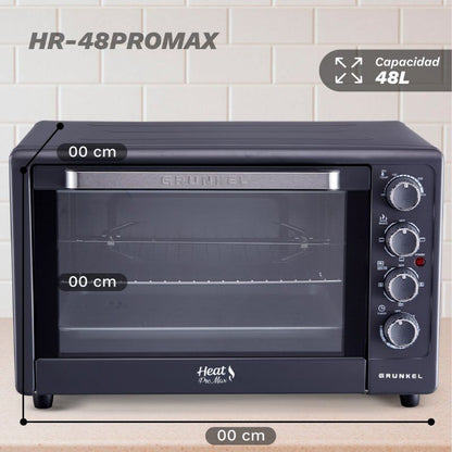 Forno de Bancada Grunkel HR-48PROMAX/ 2200W/ Capacidade 48L/ Preto