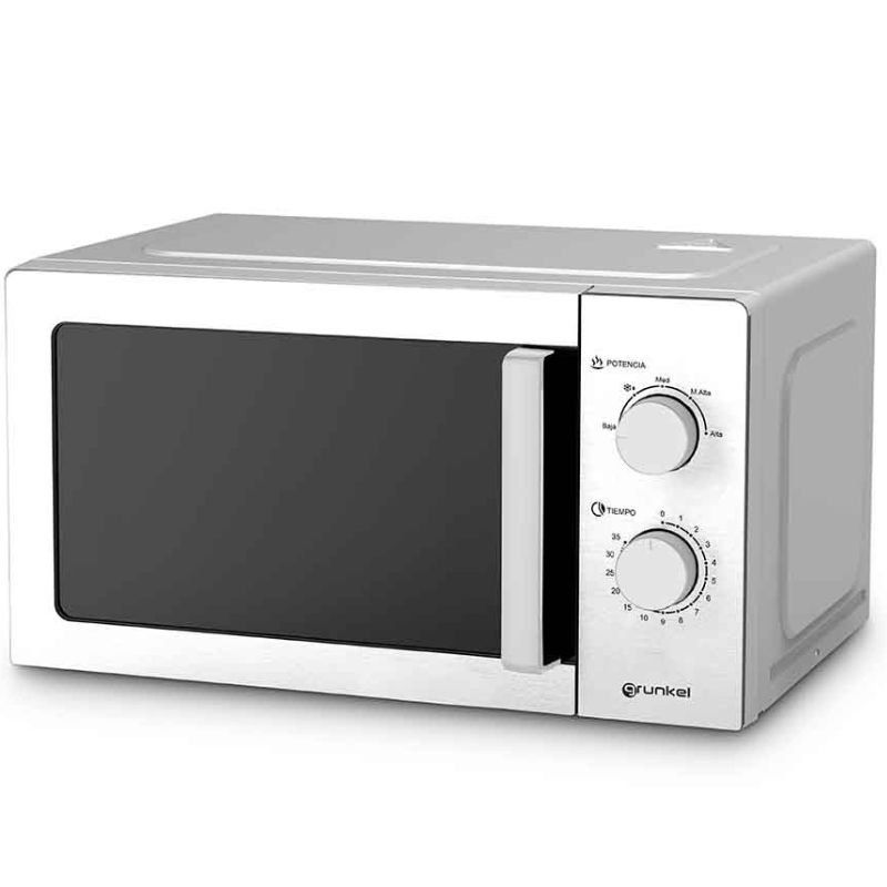 Microondas Grunkel MW-20INOX/ 700W/ Capacidad 20L/ Funcion Grill/ Plata