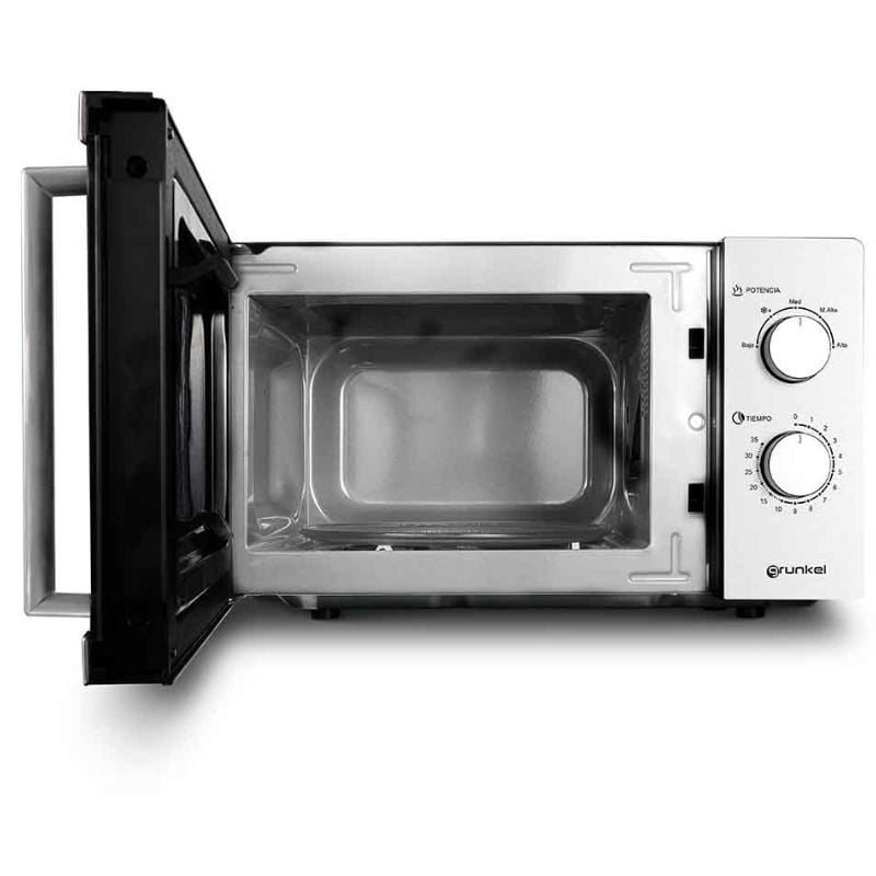 Microondas Grunkel MW-20INOX/ 700W/ Capacidad 20L/ Funcion Grill/ Plata