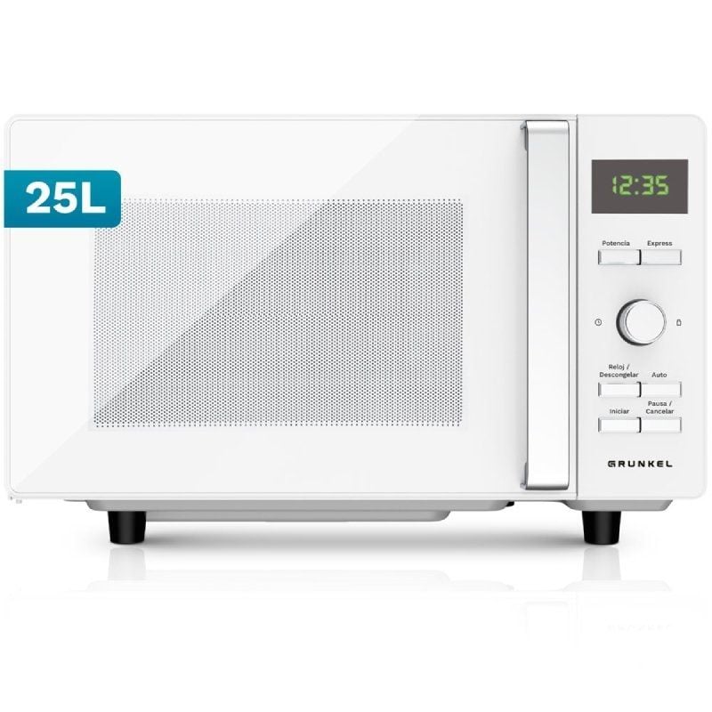 Micro-ondas Grunkel MWD-25FLAT/ 800W/ Capacidade 25L/ Branco