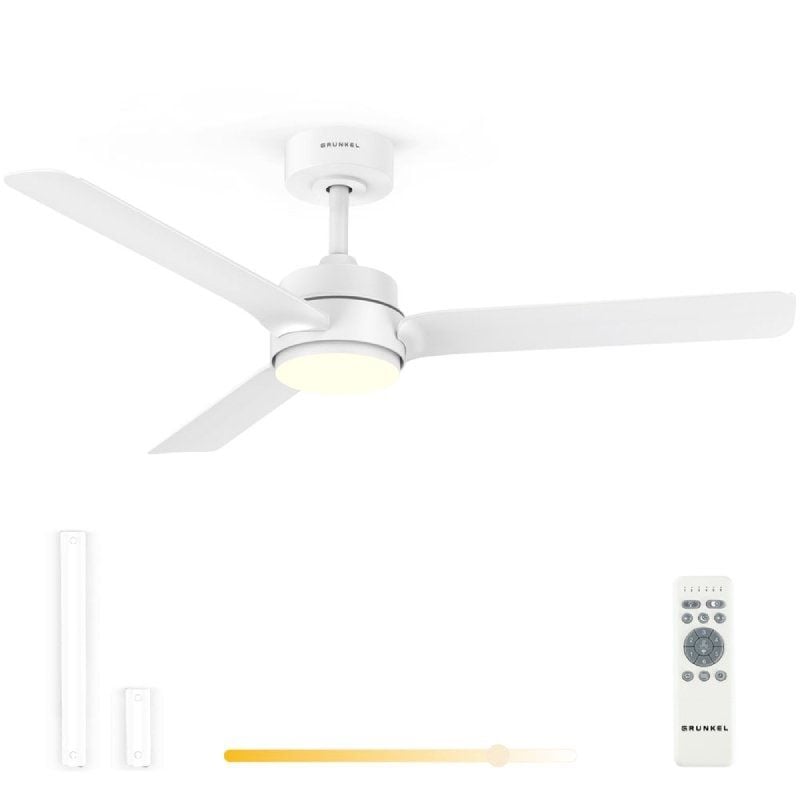 Ventilador de Teto Grunkel SKYEASY47/ 30W/ 3 Pás 119cm/ 6 Velocidades
