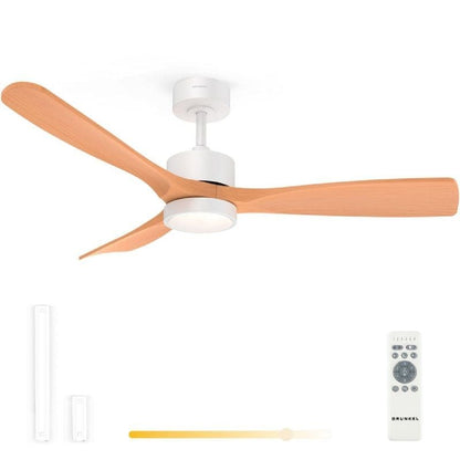 Ventoinha de Teto Grunkel SKYSTYLE52/ 35W/ 3 Pás 132cm/ 6 Velocidades