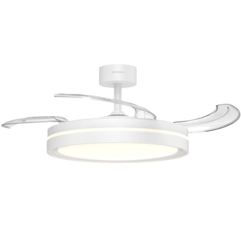 Ventilador de Teto Grunkel SKYWHITE42/ 30W/ 3 Pás 106cm/ 6 Velocidades