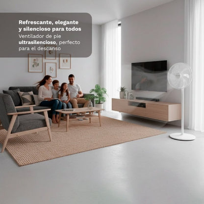 Ventilador de Pé Grunkel FS-14PR/ 30W/ 7 Pás 35cm/ 12 Velocidades